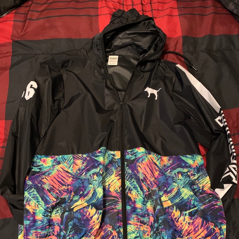 Pink (black) jacket
